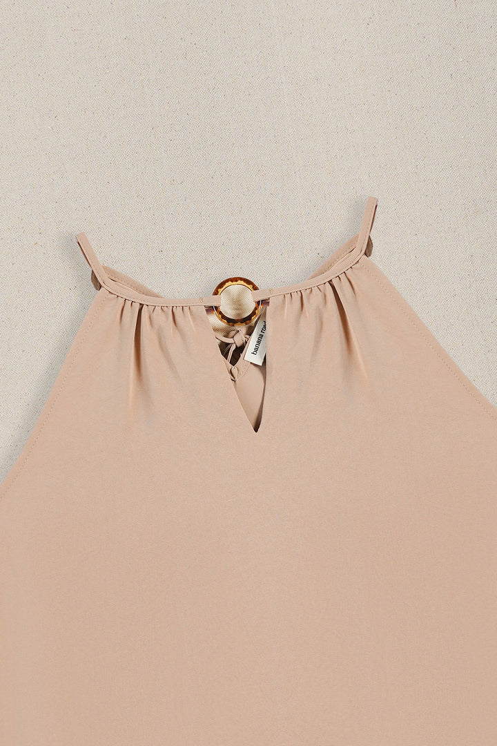 TAUPE COVE HALTER TOP