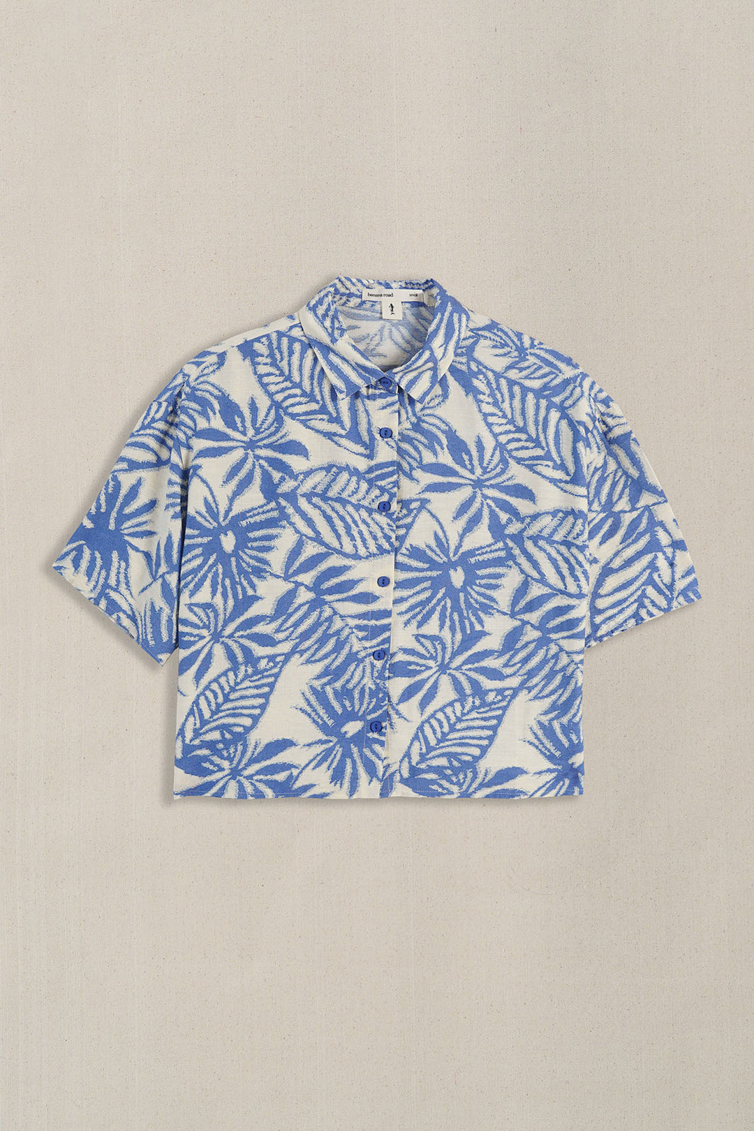 LIGHT BLUE WOOD & BLOOMS SHIRT