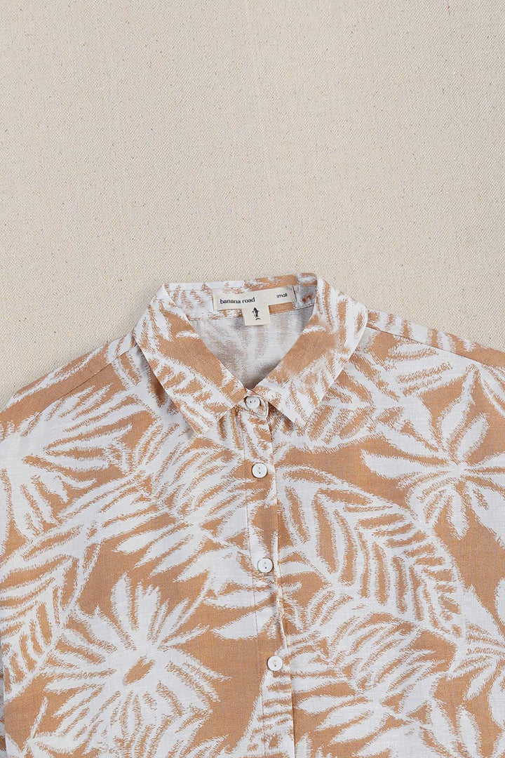 RUST WOOD & BLOOMS SHIRT