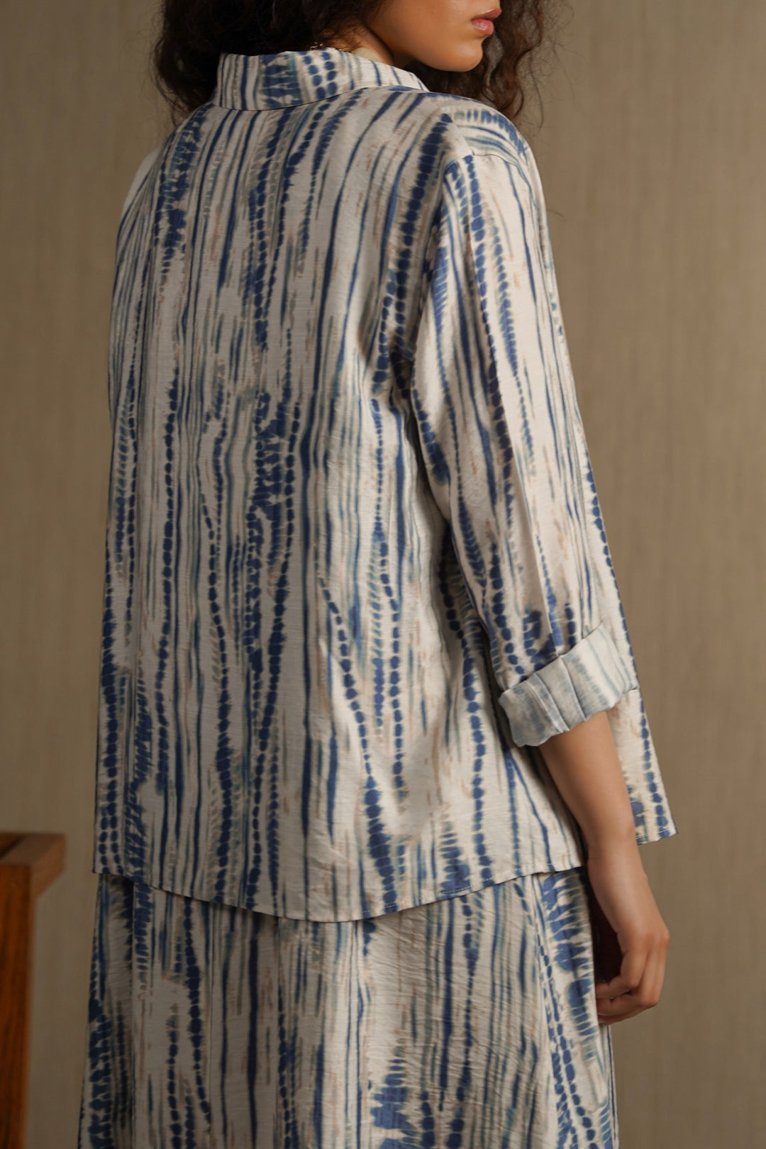 BLUE MONO TIDE SHIRT