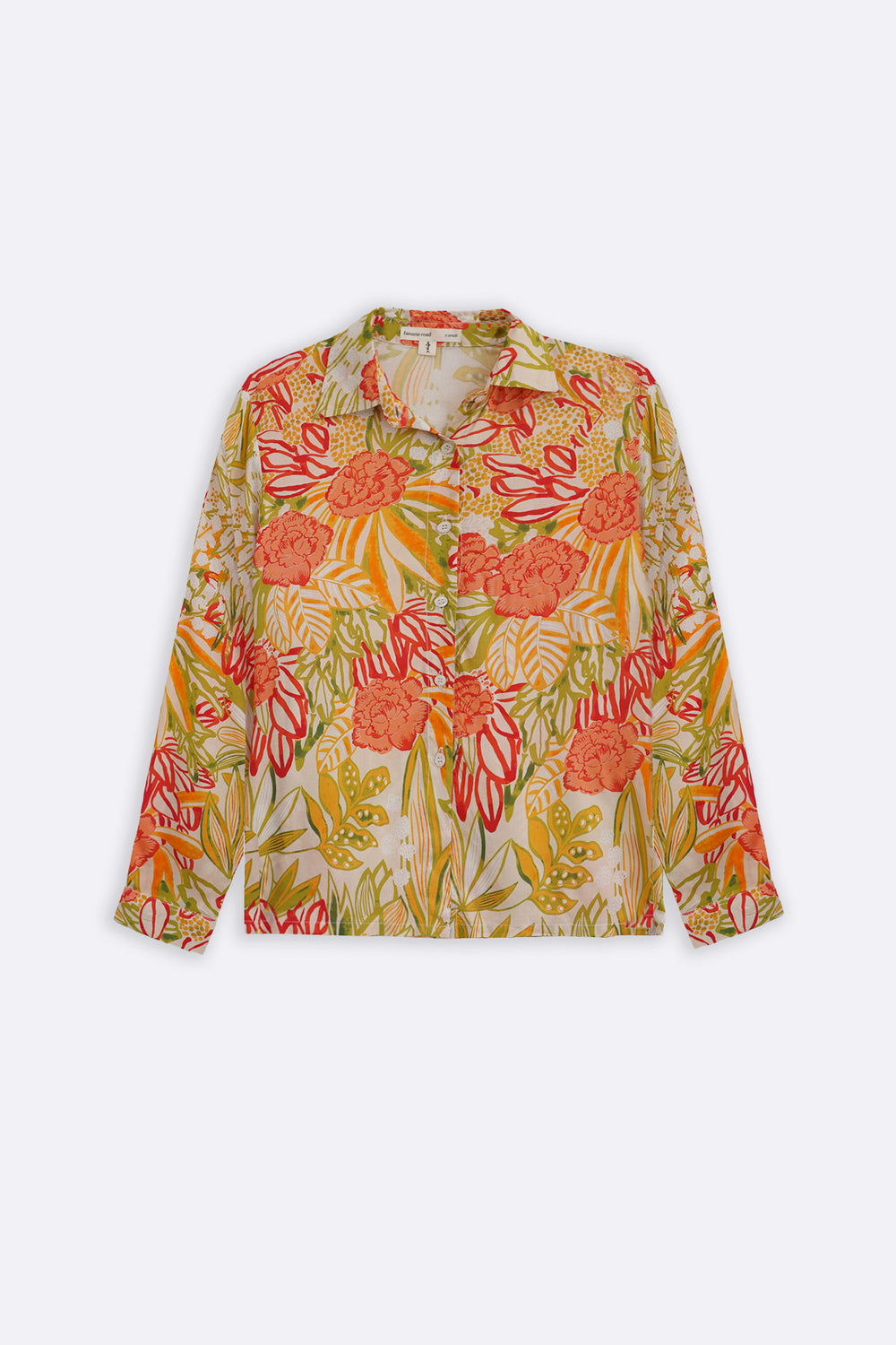 CORAL GARDENIA BUTTON DOWN