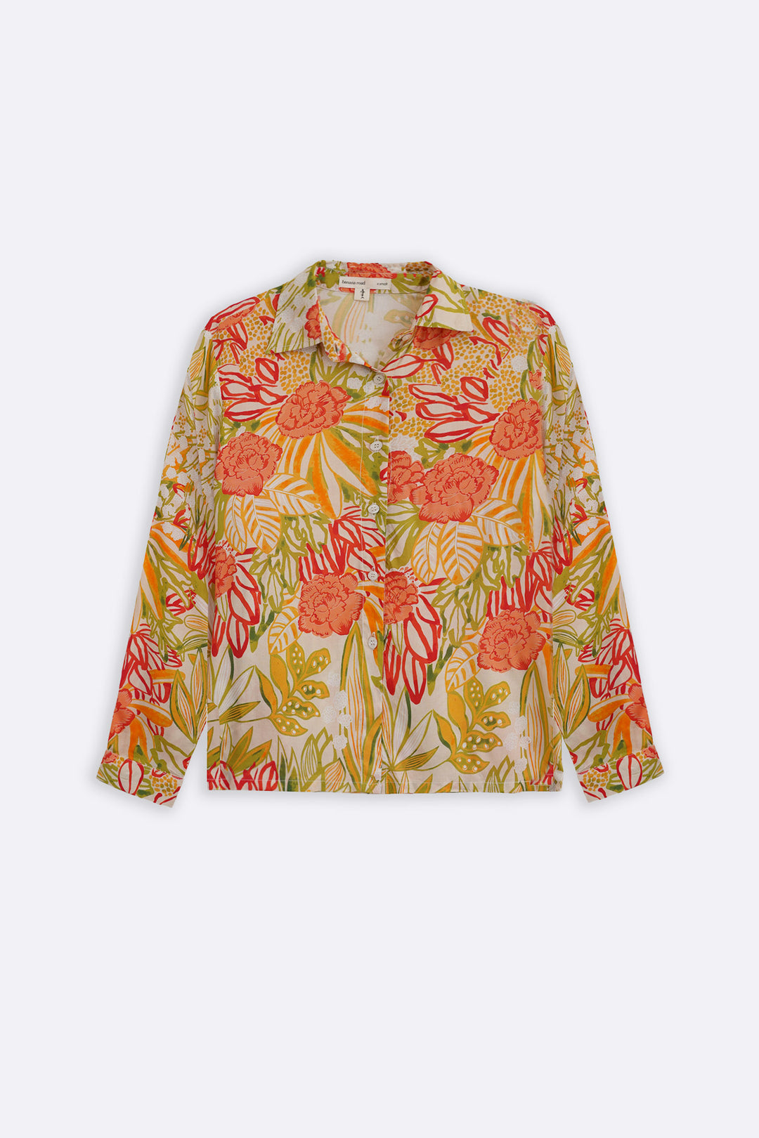 CORAL GARDENIA BUTTON DOWN