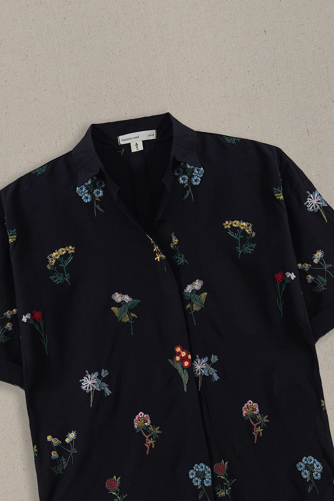 BLACK BLACK FLORA TUNIC