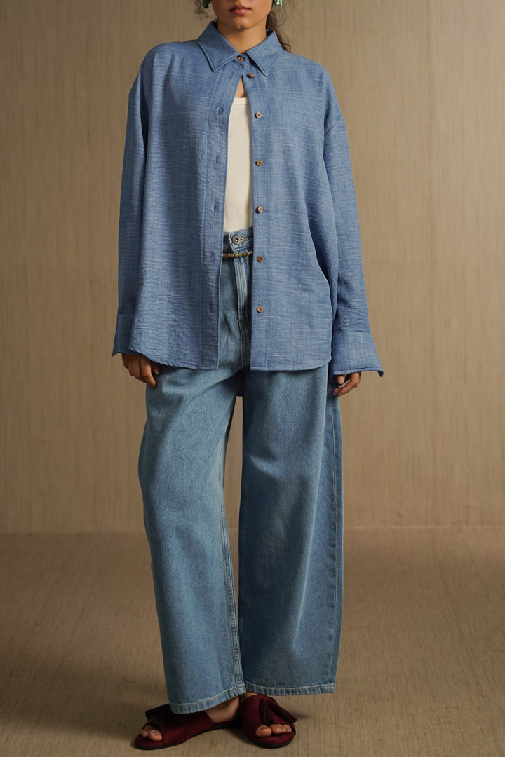 BLUE SUMMER SEA SHIRT