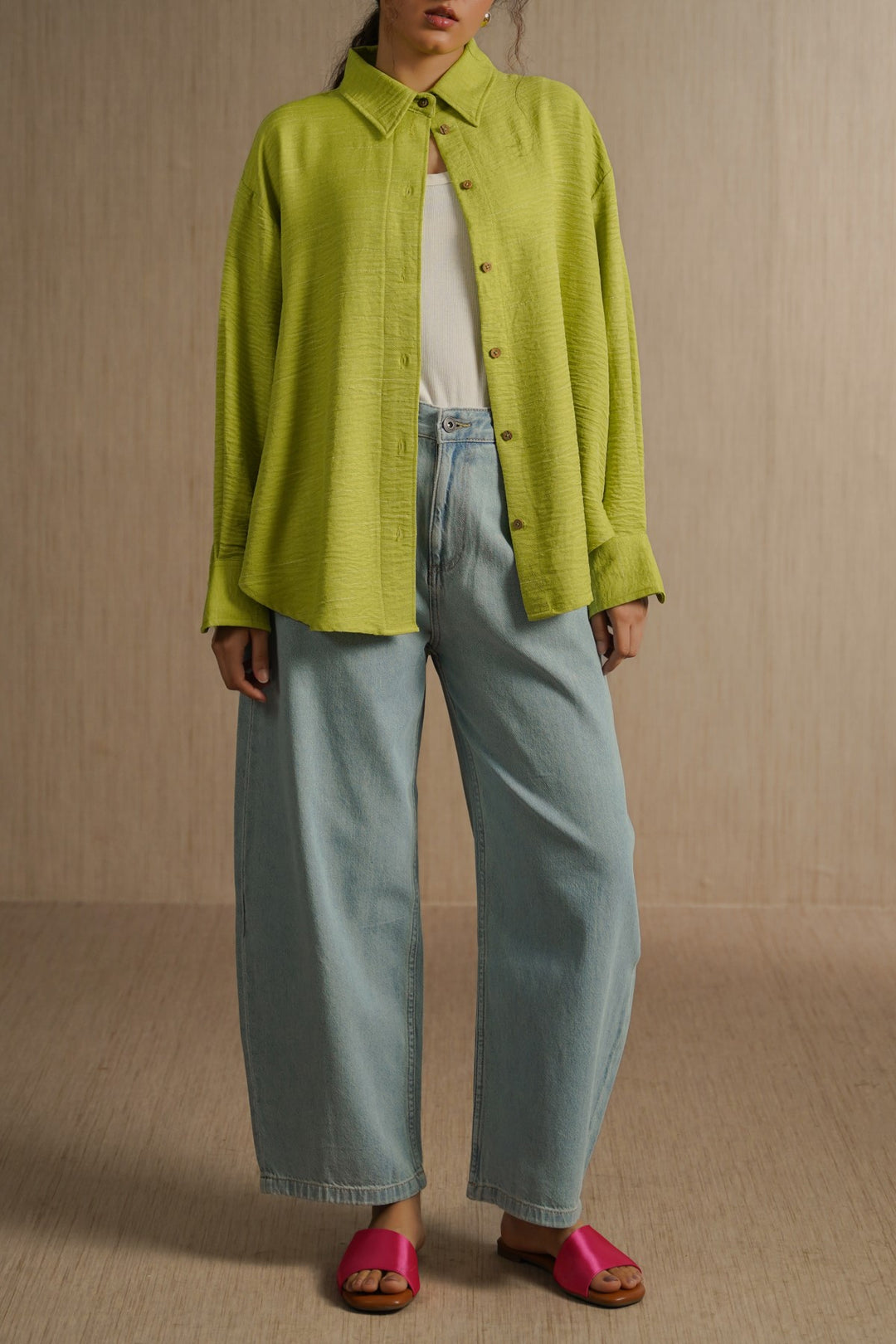 LIME SUMMER SEA SHIRT