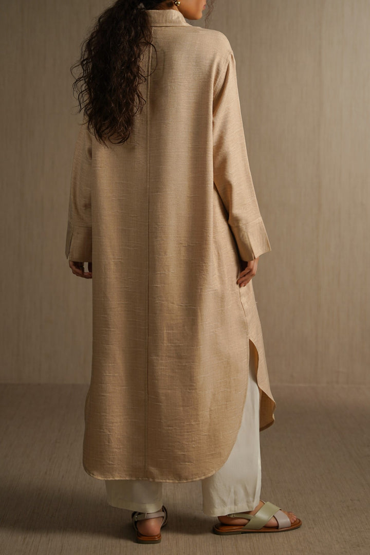 BEIGE STONE COAST LONG TUNIC