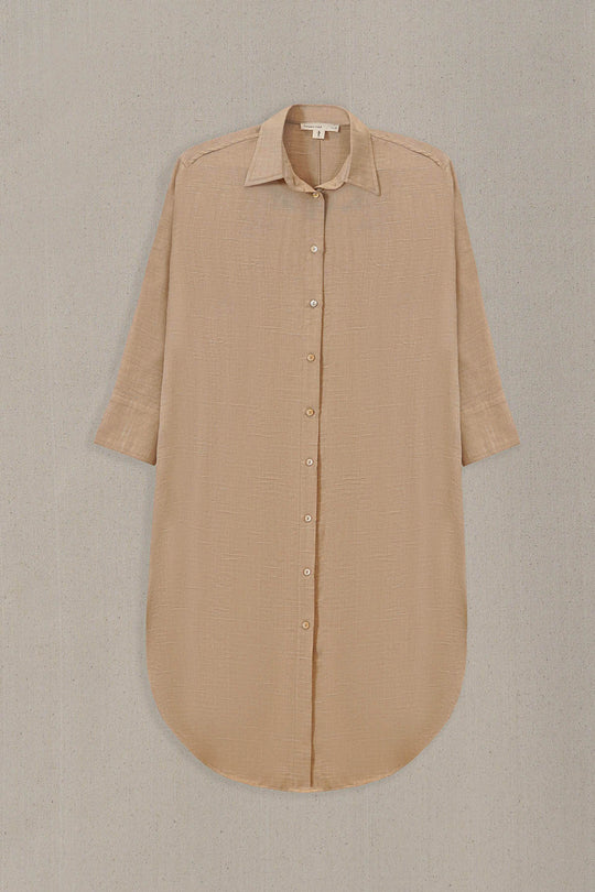 BEIGE STONE COAST LONG TUNIC