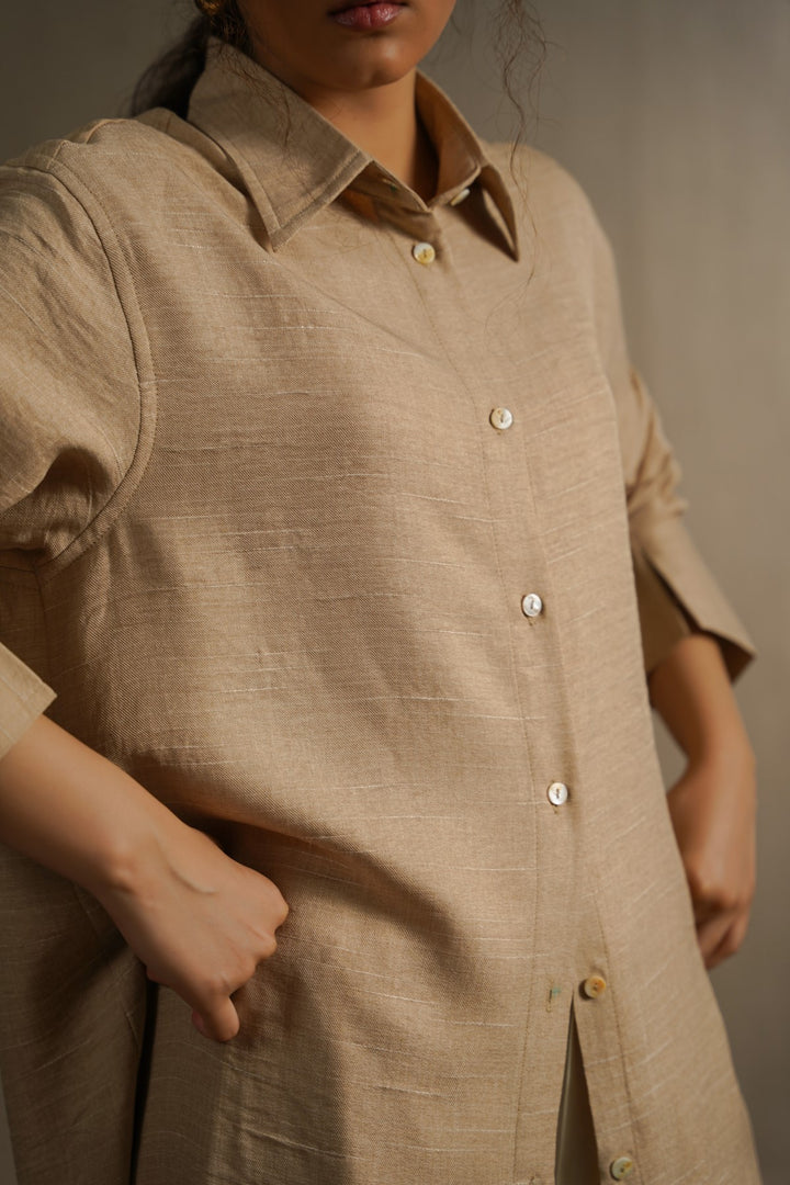 BEIGE STONE COAST LONG TUNIC
