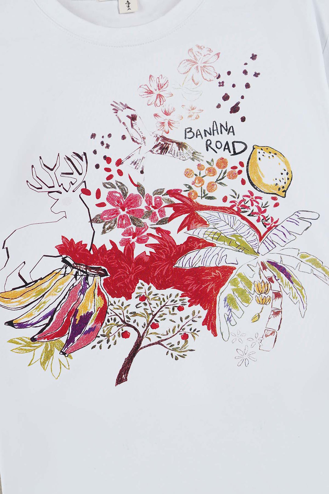 WHITE BANANA ROAD OPENER TEE