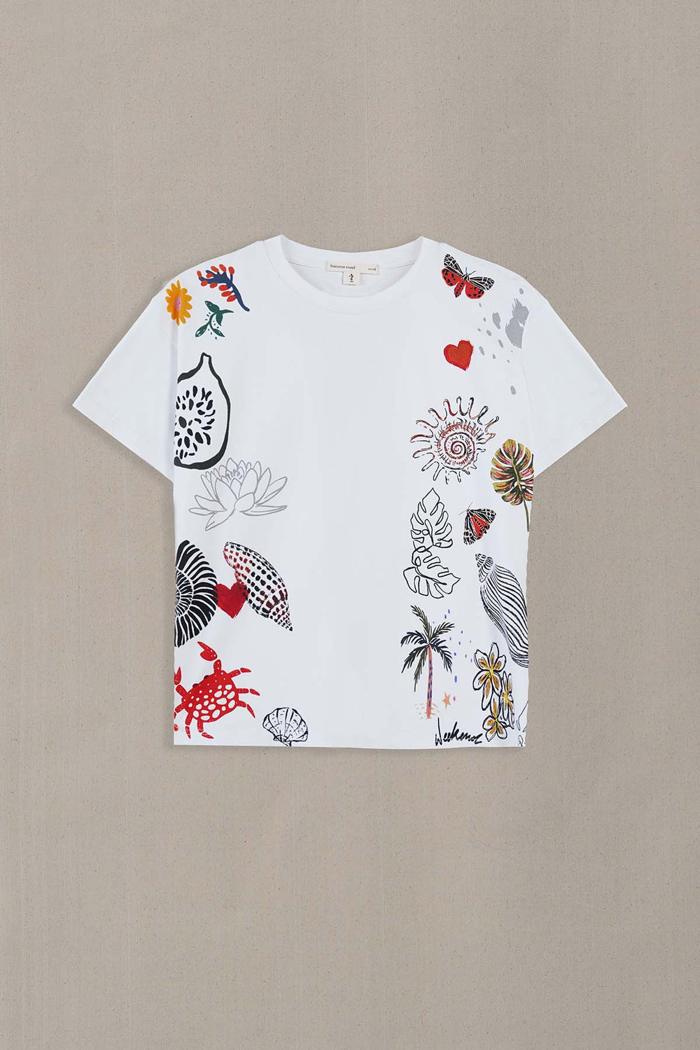 OFF WHITE ISLAND LOVE TEE