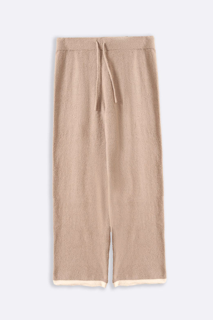 BEIGE MINKY LOUNGE PANTS