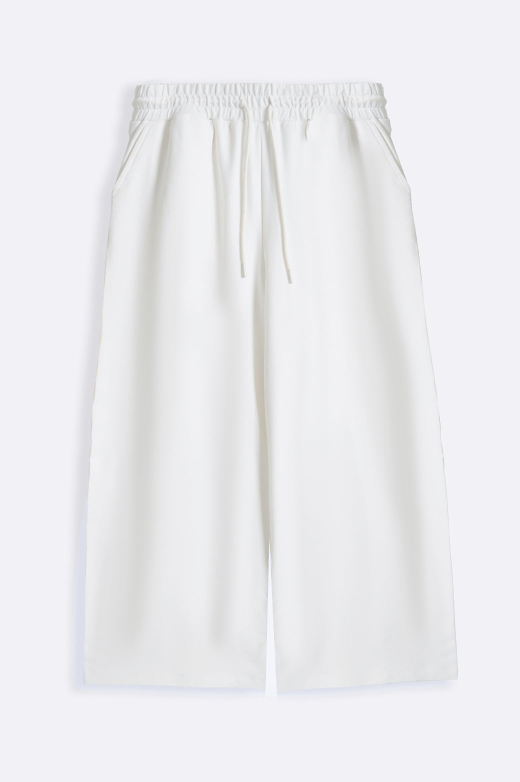 WHITE AZTEC PRINT TROUSERS