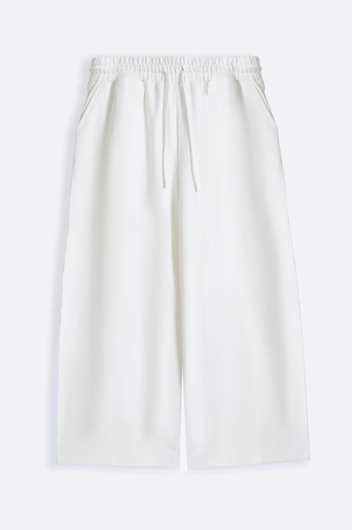 WHITE AZTEC PRINT TROUSERS
