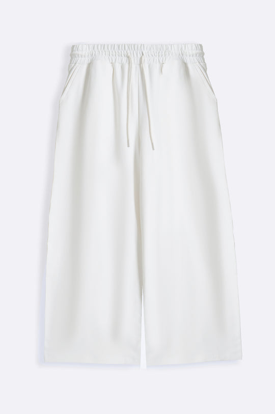 WHITE AZTEC PRINT TROUSERS