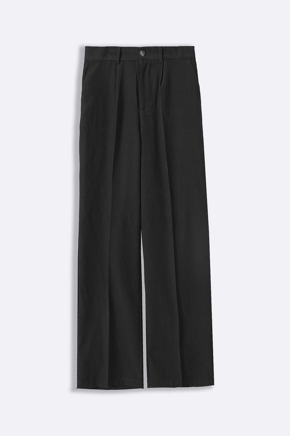 BLACK TAILORED EASY PANTS