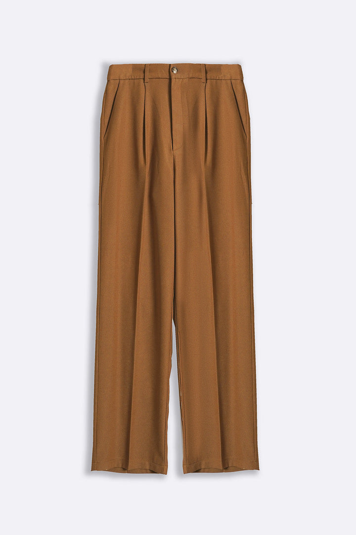 CAMEL TAILORED EASY PANTS
