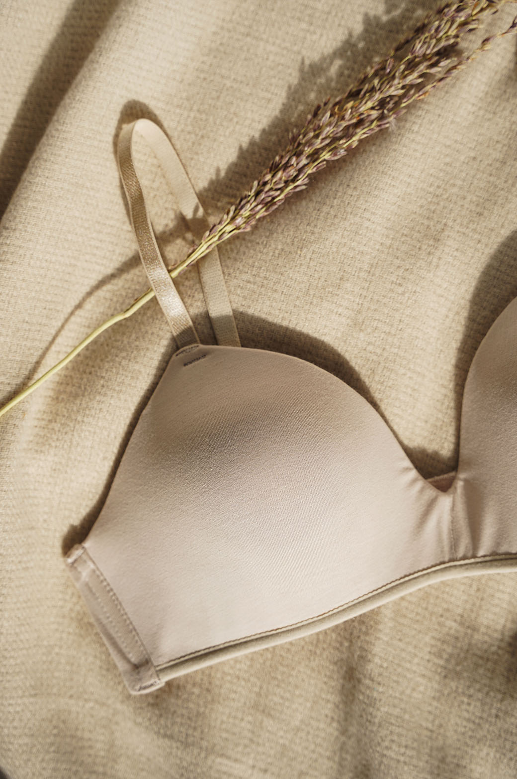 NUDE COTTON NON WIRED T-SHIRT BRA