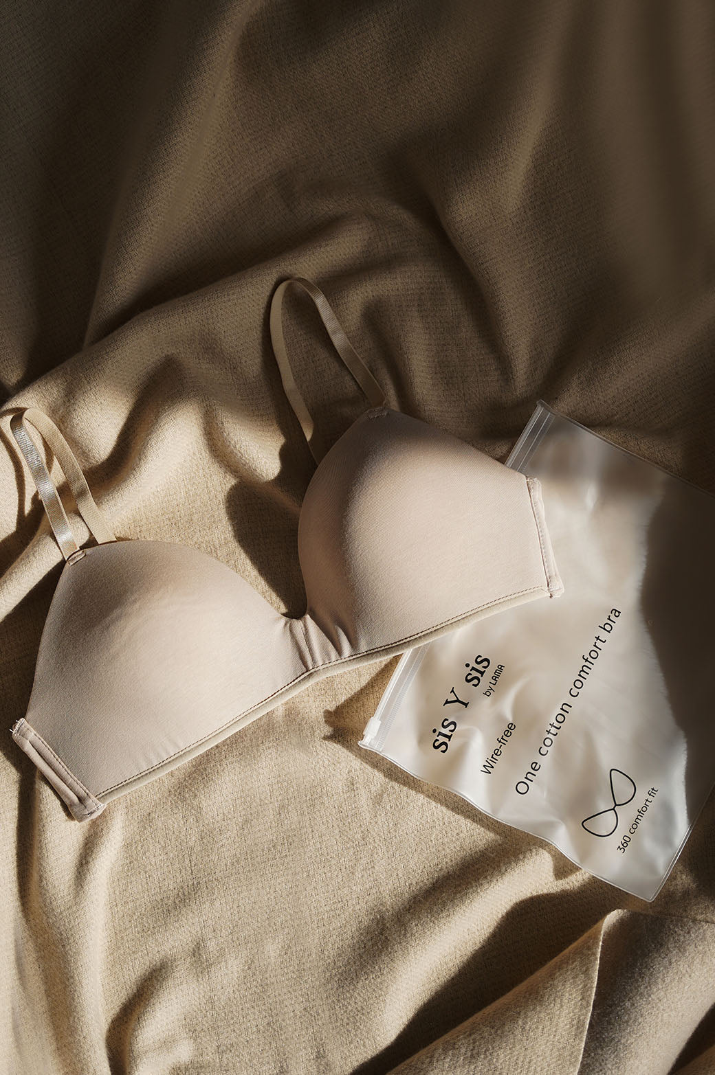NUDE COTTON NON WIRED T-SHIRT BRA