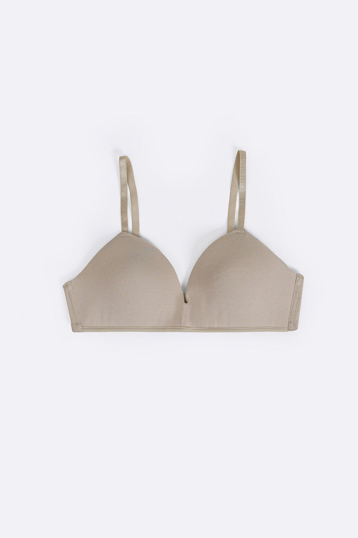 NUDE COTTON NON WIRED T-SHIRT BRA