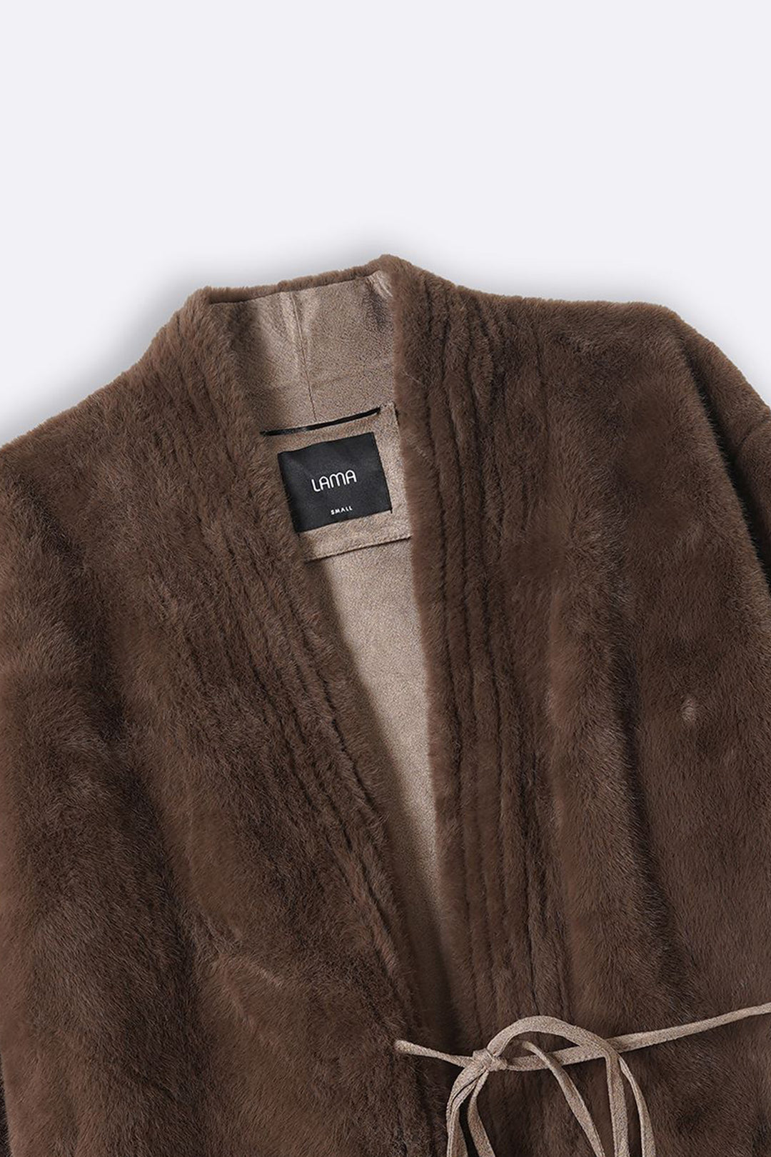 LUXE FUR WRAP COAT