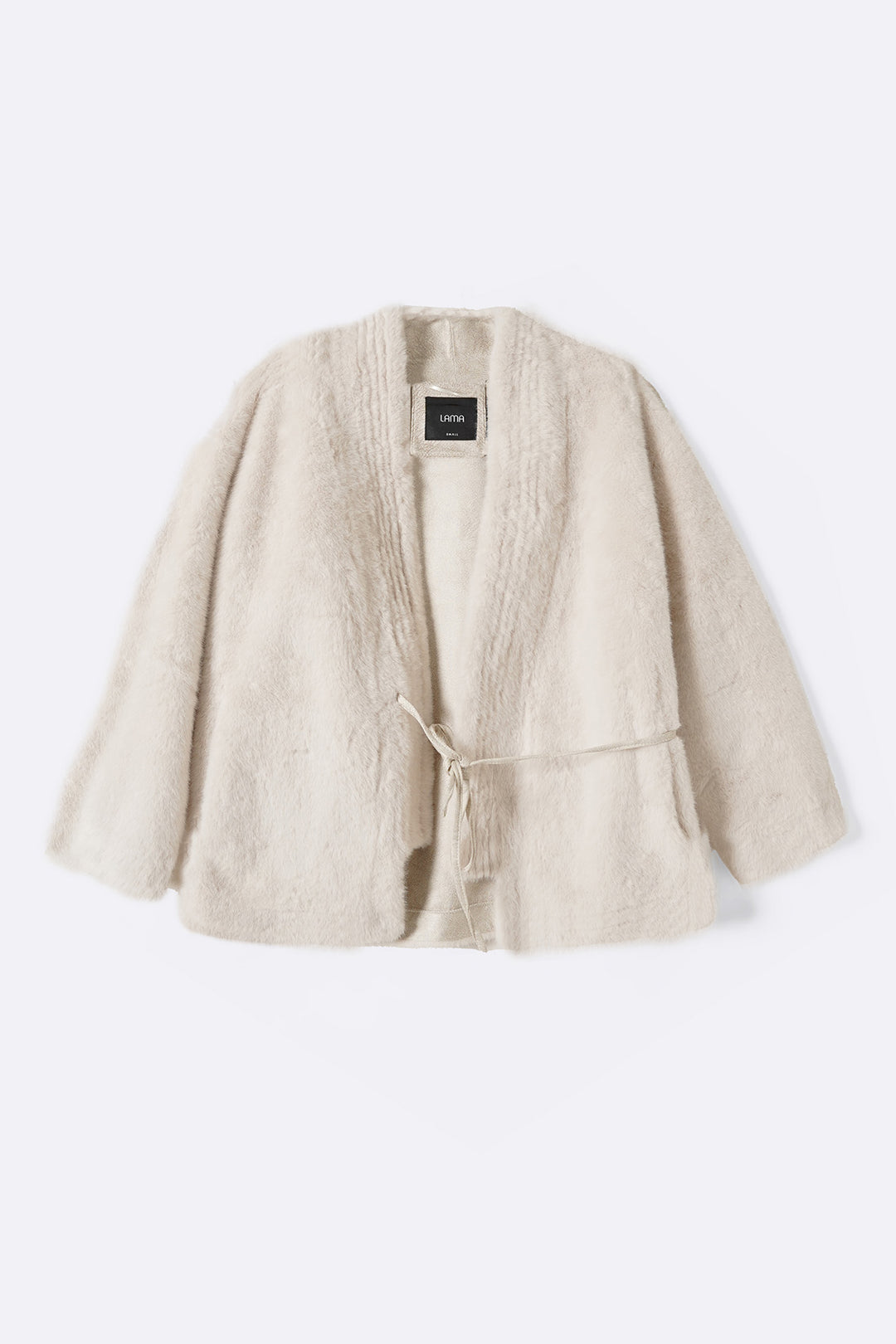 LUXE FUR WRAP COAT