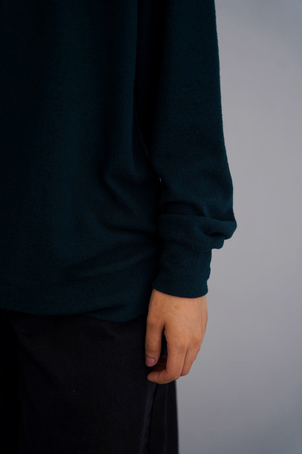 TEAL BASIC SWEATSHIRT