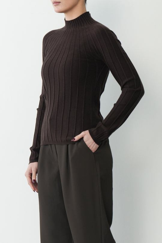 RIBBED BODYCON SWEATER