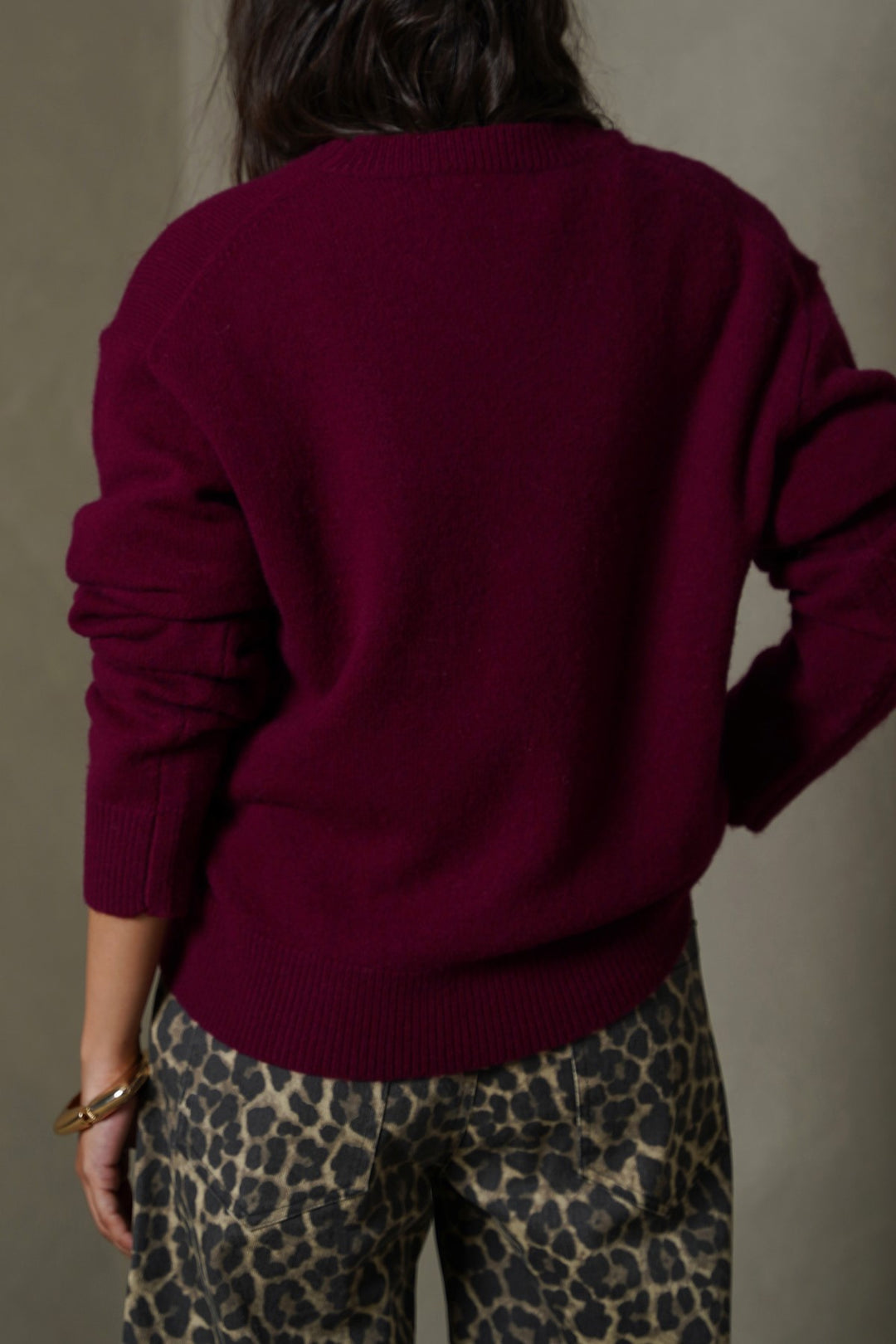 PURE WOOL JUMPER