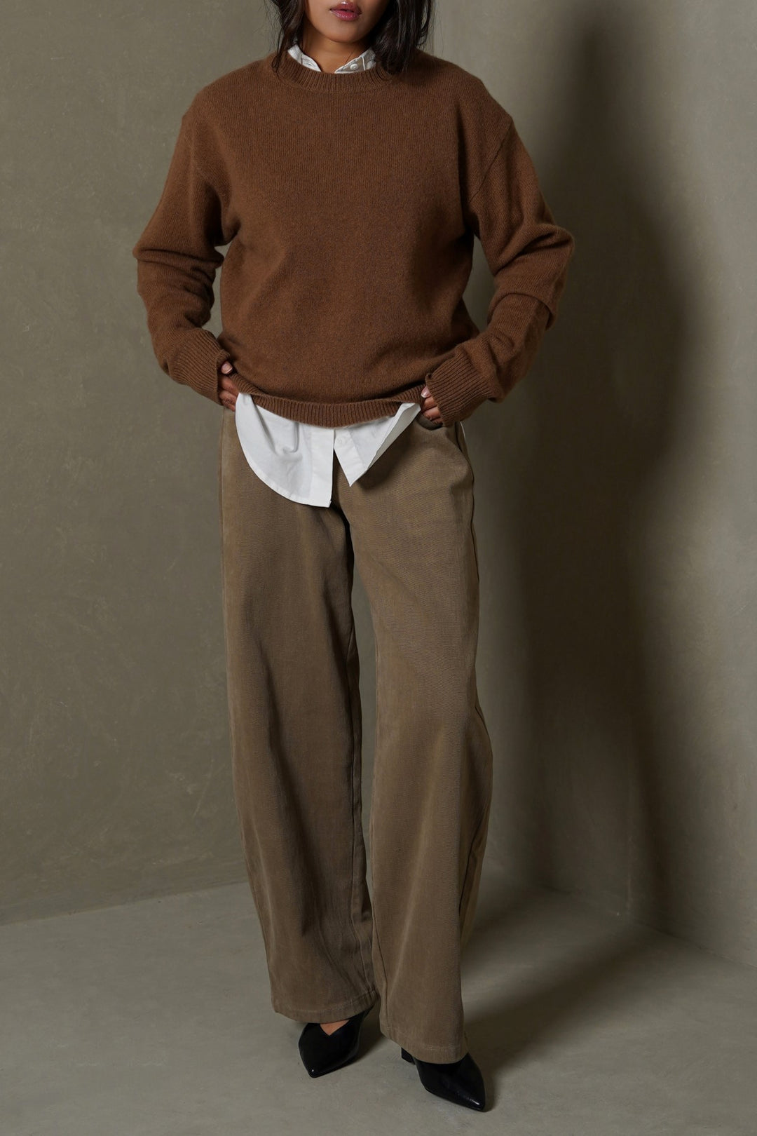 PURE WOOL JUMPER
