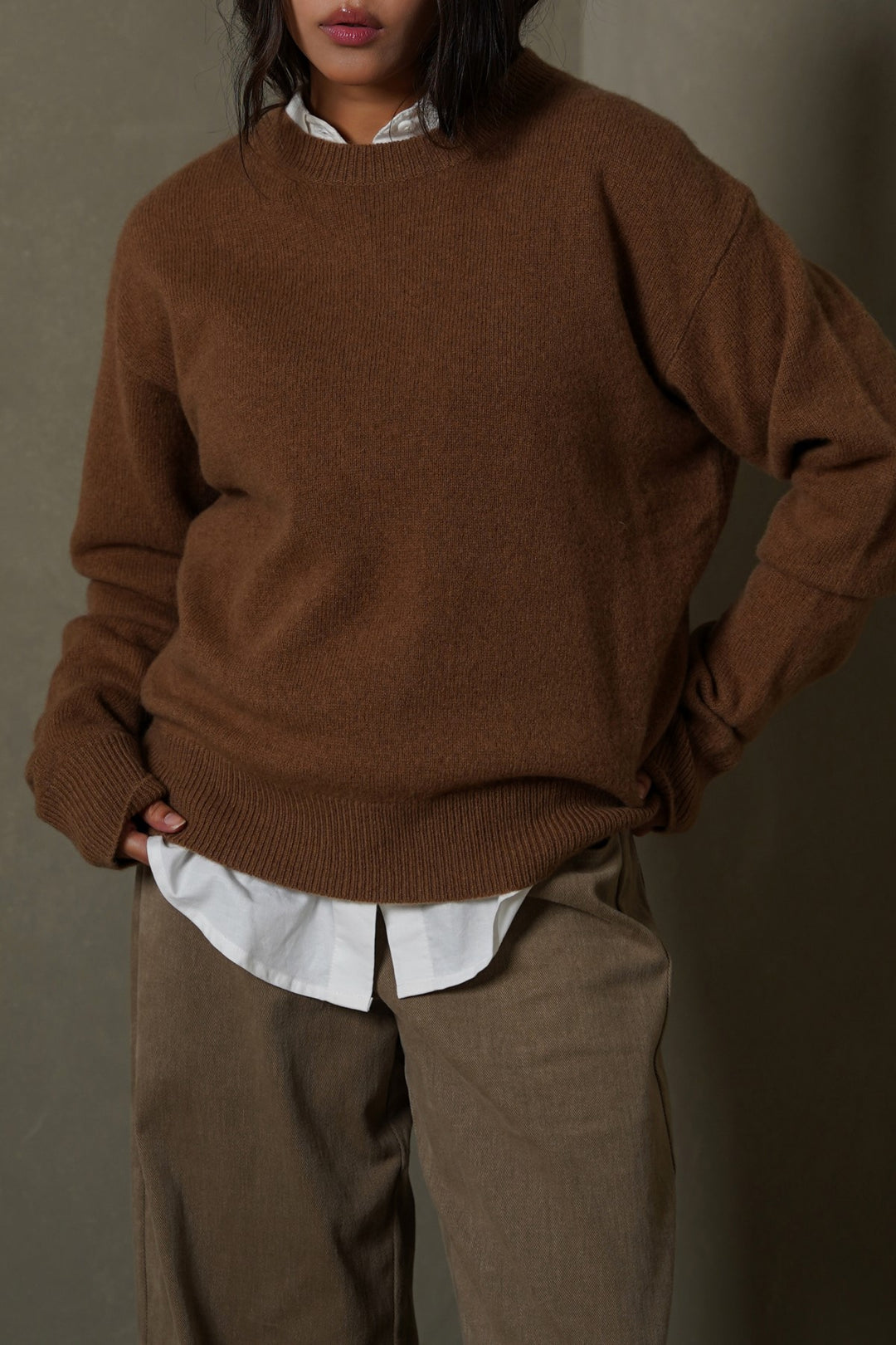 PURE WOOL JUMPER
