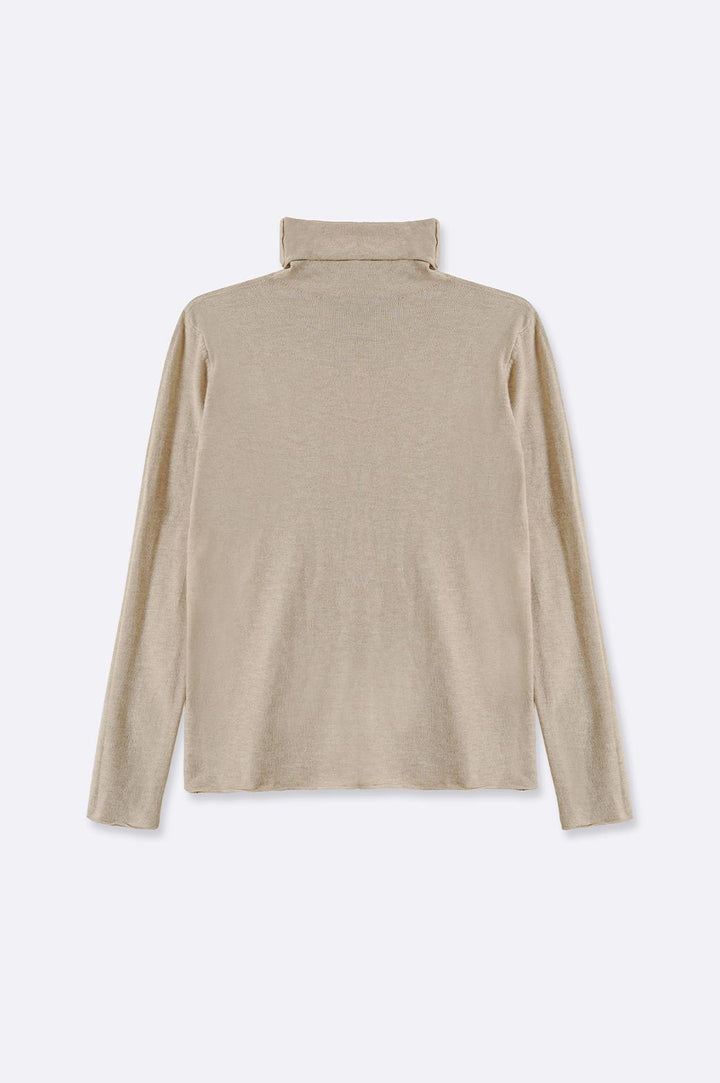 BEIGE LIGHTWEIGHT SWEATER TOP