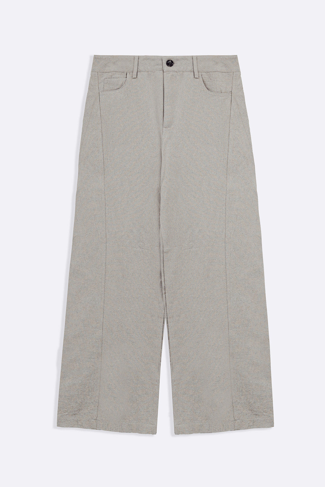 BEIGE LINEN BLEND JEAN PANT