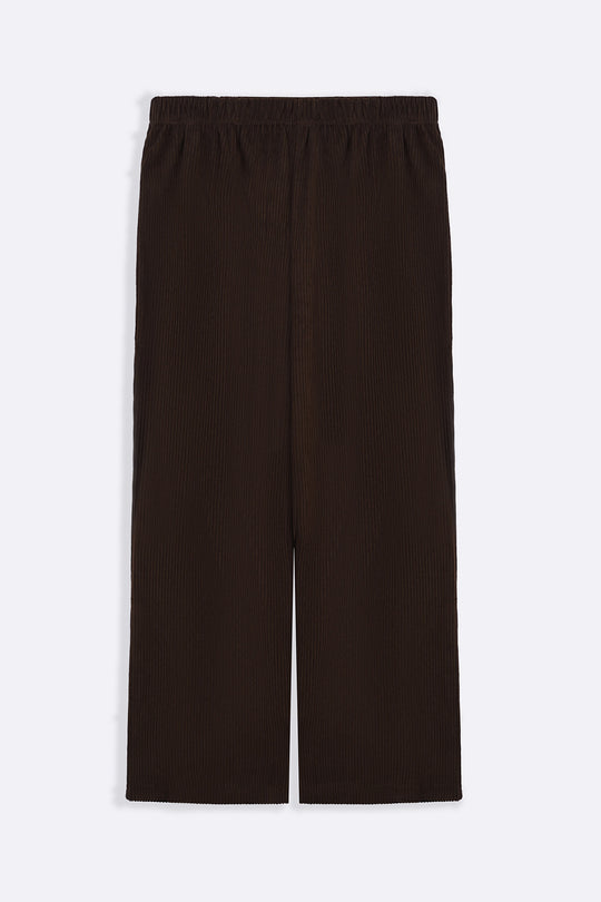 WALNUT CORDUROY TROUSERS