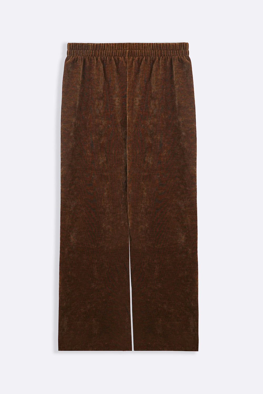 BROWN VELVET EARTH TROUSERS