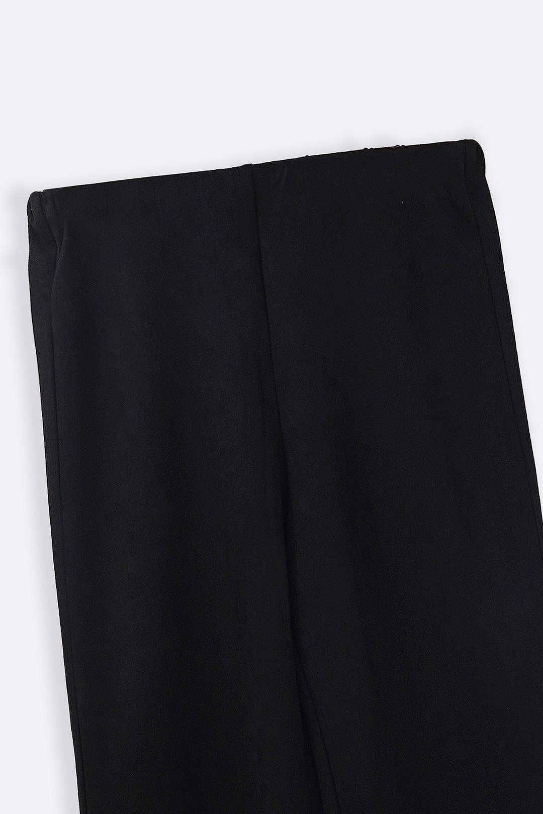 BLACK SUEDE EASY PANTS