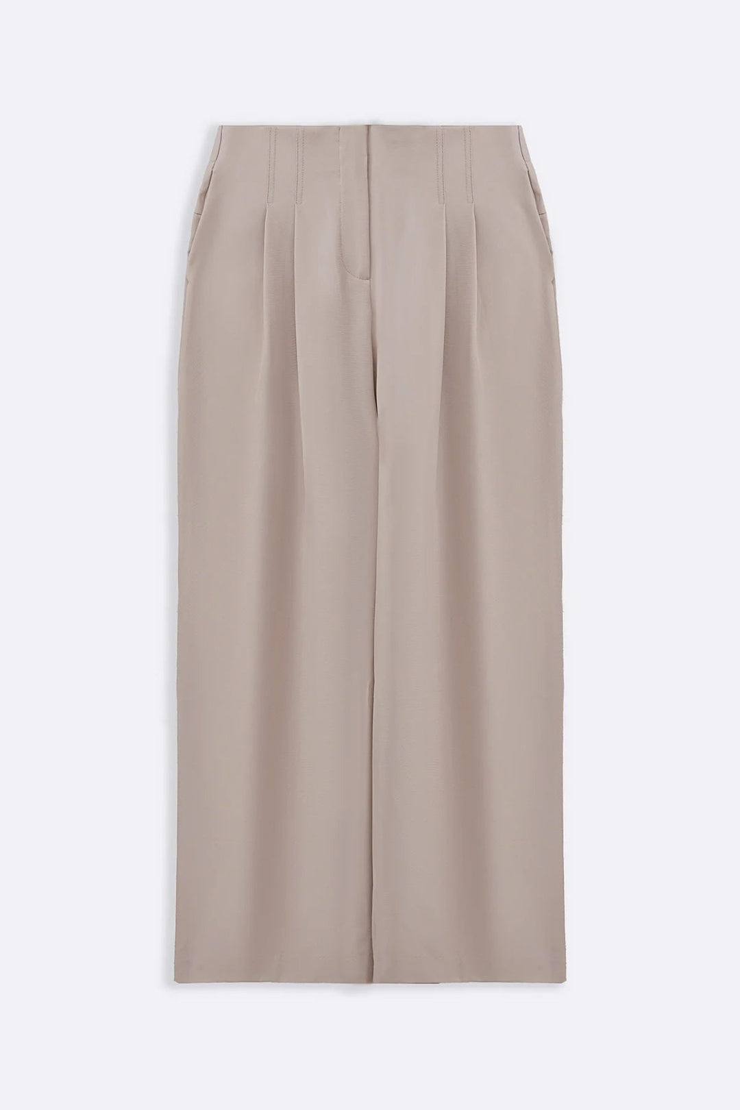 OFF WHITE WORKDAY PLEATED PANTS