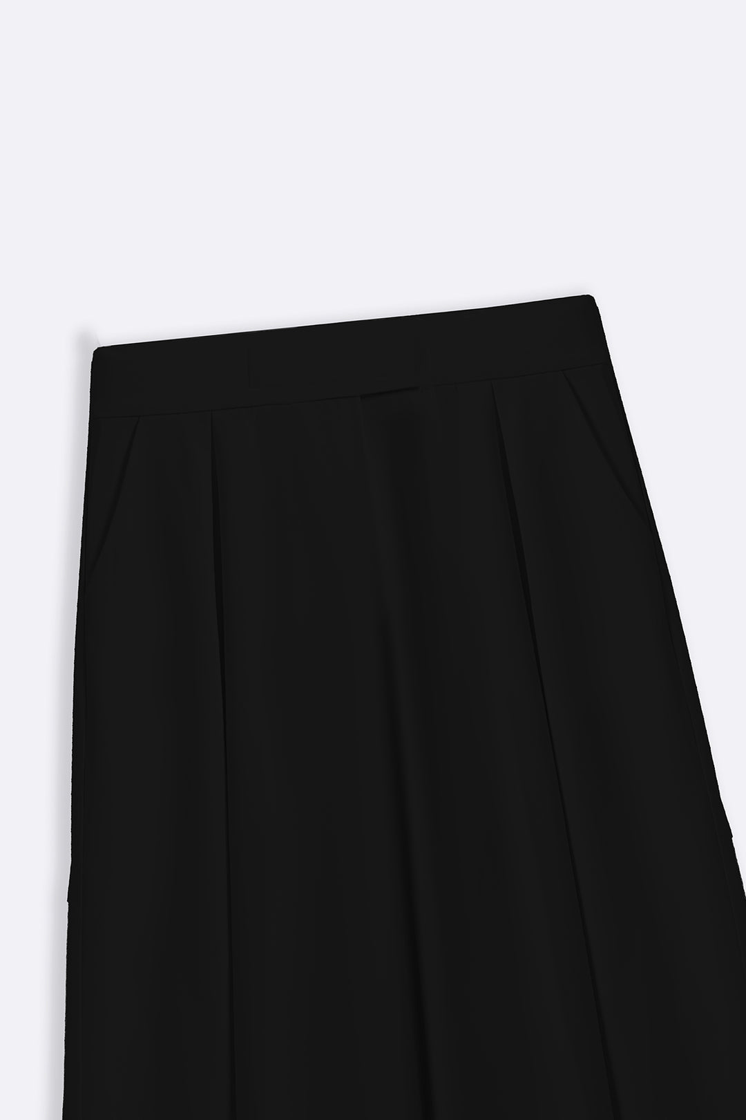 BLACK KYOTO PLEATED PANTS