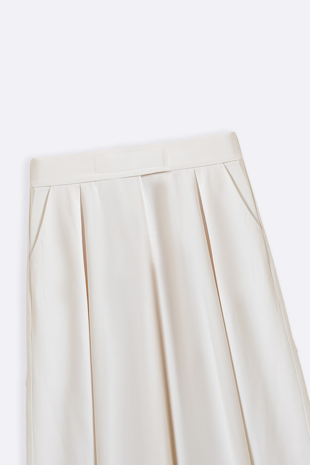 CREAM KYOTO PLEATED PANTS