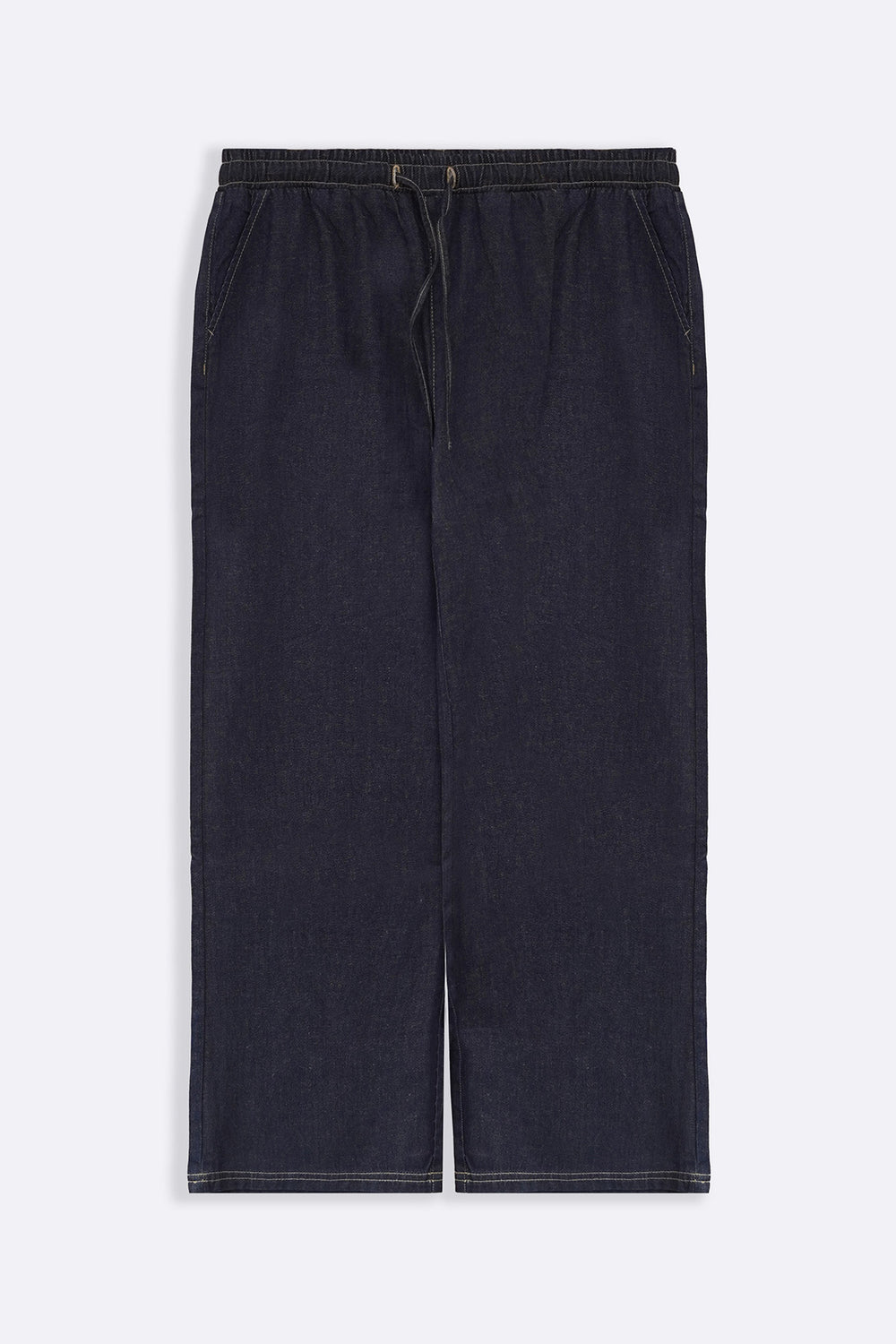 DARK BLUE EASY WIDE LEG JEANS