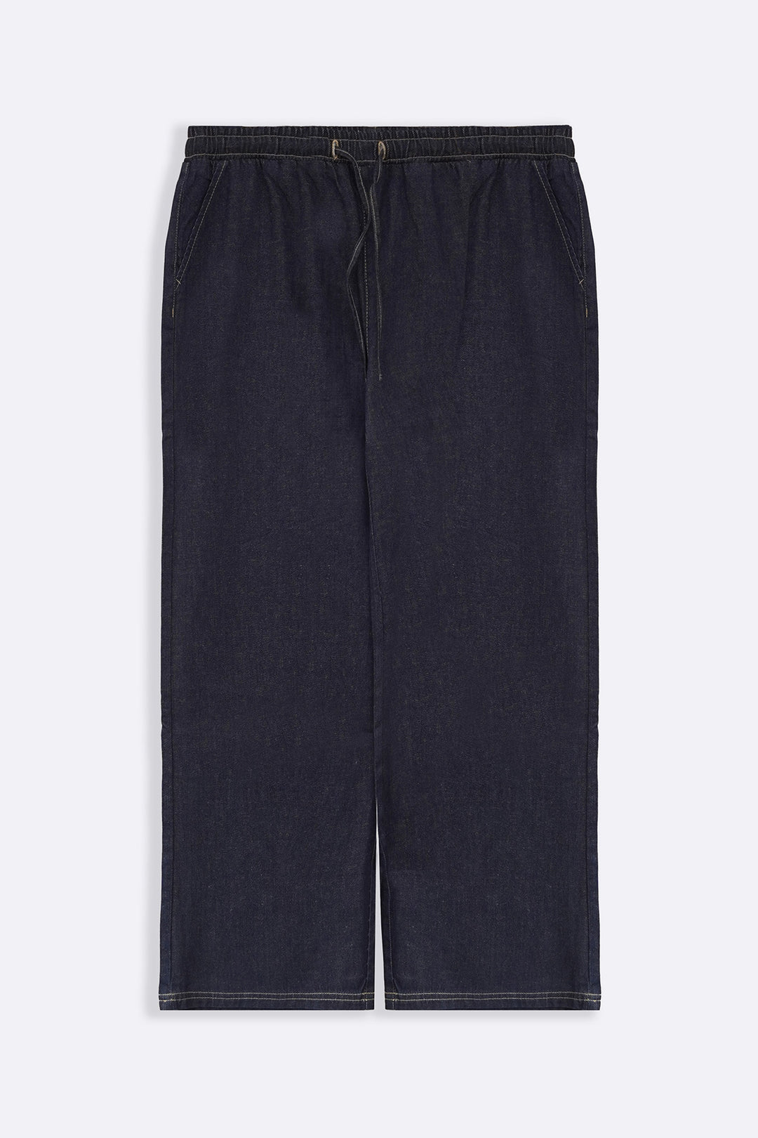 DARK BLUE EASY WIDE LEG JEANS