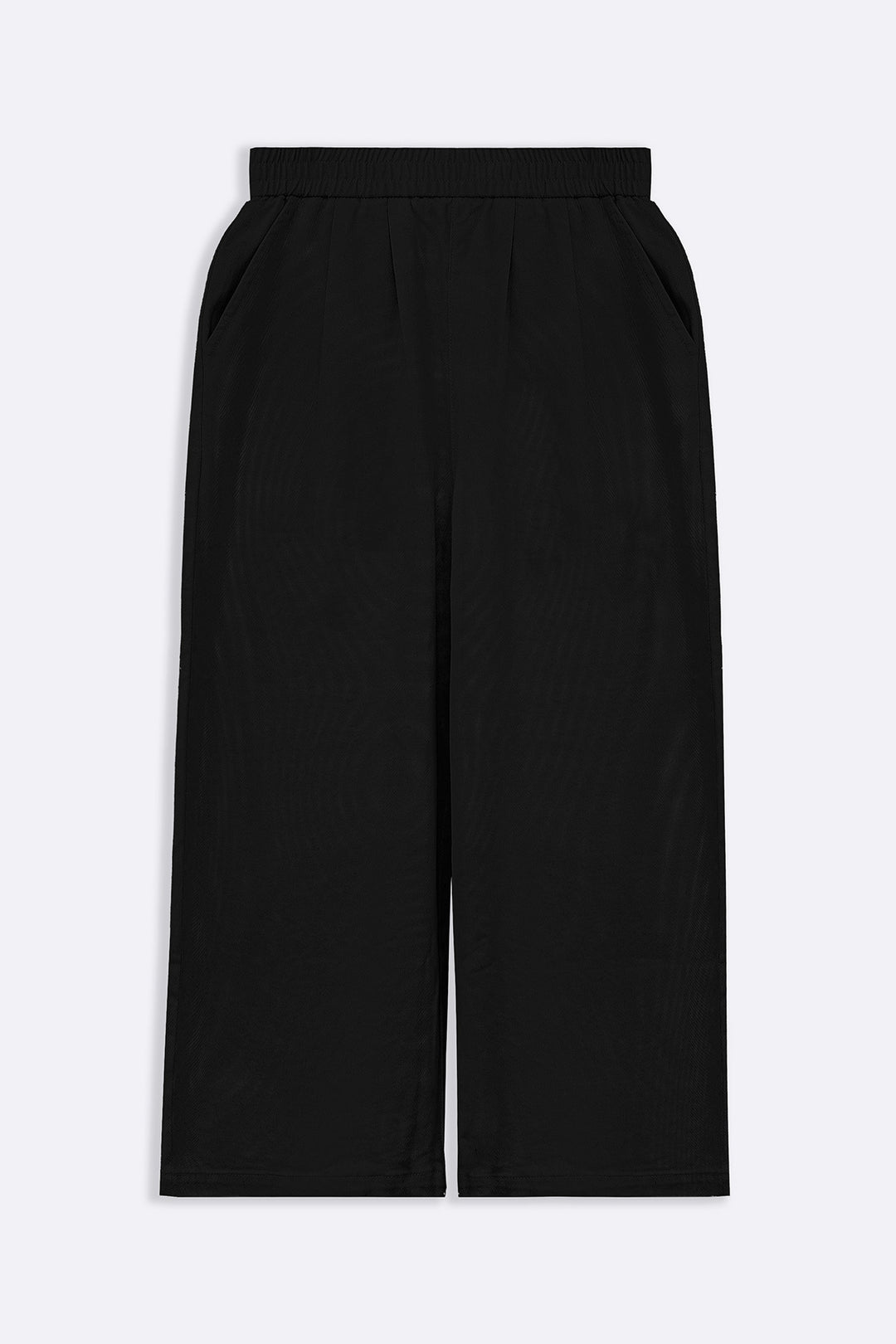 BLACK CROPPED PANTS