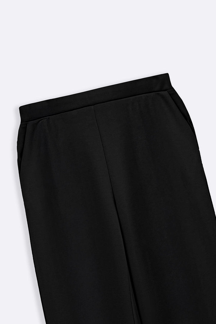 BLACK STREAMLINE NEOPRENE PANTS