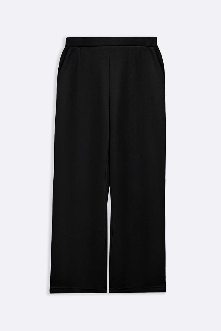 BLACK STREAMLINE NEOPRENE PANTS