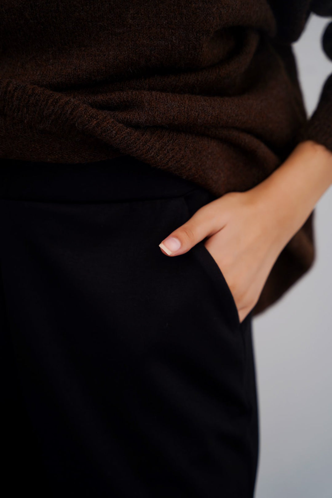 BLACK STREAMLINE NEOPRENE PANTS