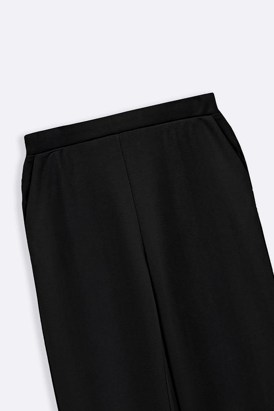 BLACK STREAMLINE NEOPRENE PANTS