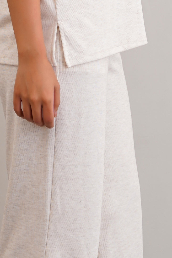 OAT WHITE LIVE IN PANTS