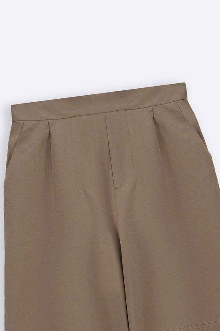 TAILORED LINEN BLEND CULOTTES