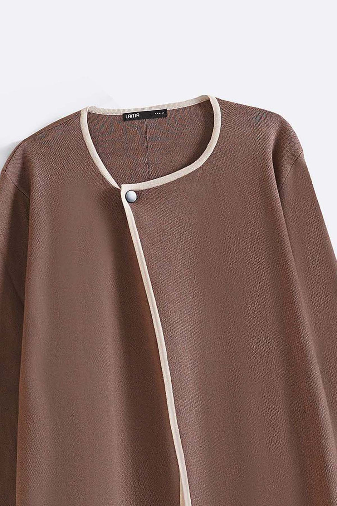 KHAKI DUNE CAPE SWEATER