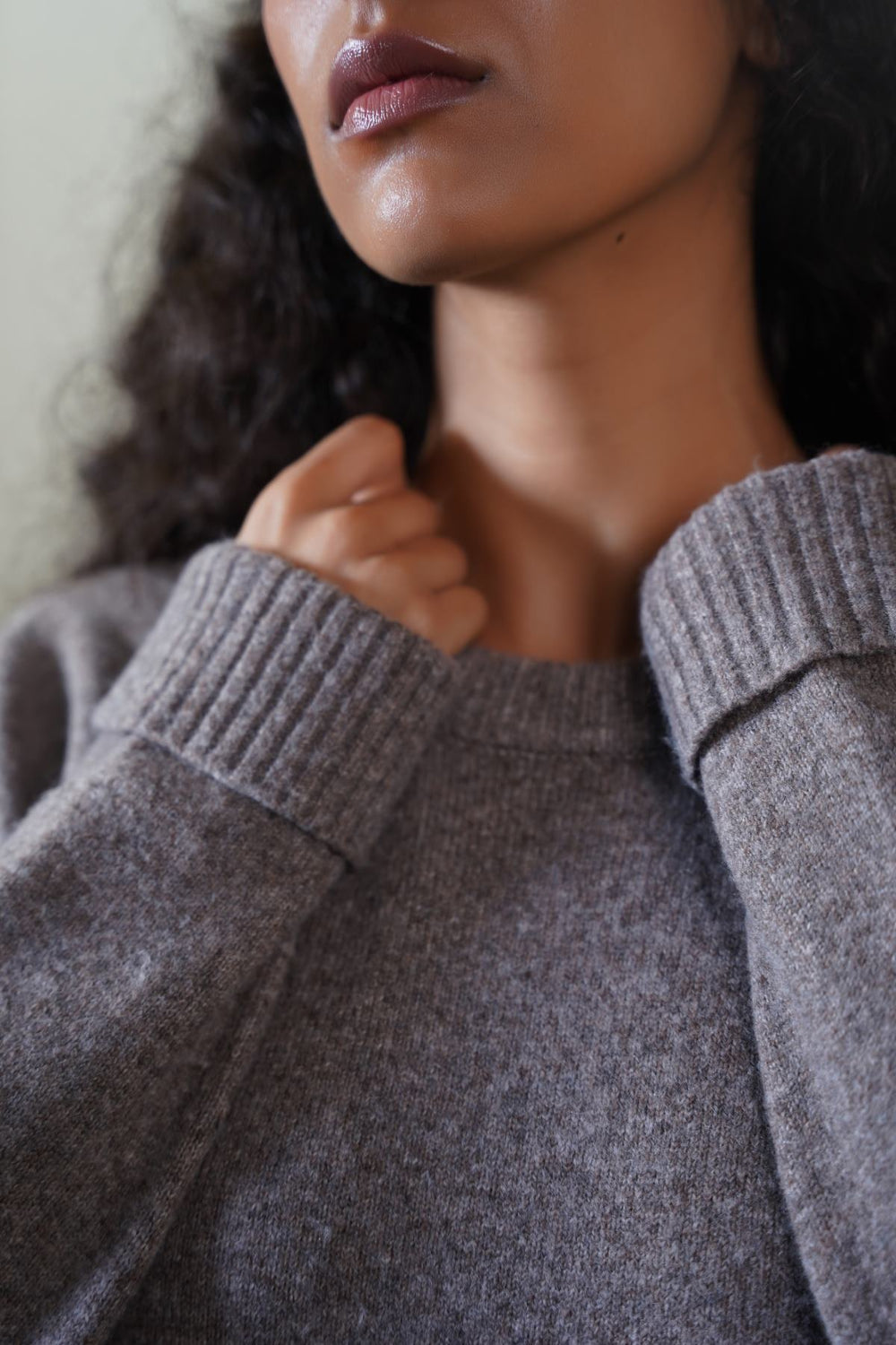 BROWN EVERYTHING WINTER DRESS