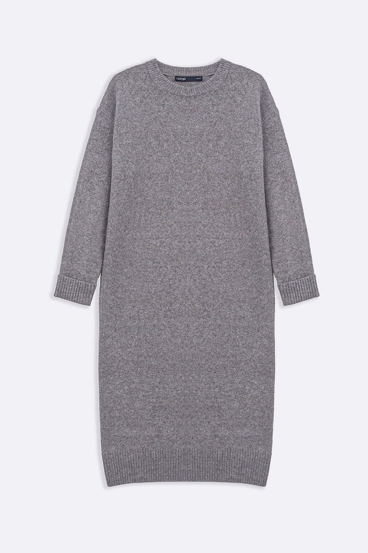 BROWN EVERYTHING WINTER DRESS